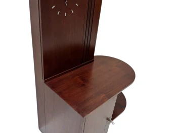 Art Deco Cabinet or Dry Bar with Clock, 1930s